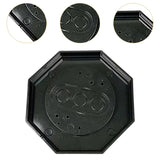 Maxbell 8161-5 Siding Lamp Octagon Mounting Kit Stable for Driveway Walkway Entrance Black