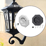 Maxbell Siding Mounting Block Set Light Fixture Mounting Bracket for Kitchen Outdoor White