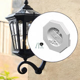 Maxbell Siding Mounting Block Set Light Fixture Mounting Bracket for Kitchen Outdoor White