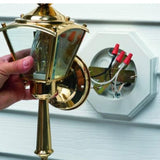 Maxbell Siding Mounting Block Set Light Fixture Mounting Bracket for Kitchen Outdoor White