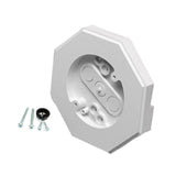 Maxbell Siding Mounting Block Set Light Fixture Mounting Bracket for Kitchen Outdoor White