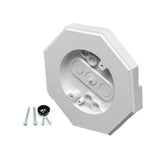 Maxbell Siding Mounting Block Set Light Fixture Mounting Bracket for Kitchen Outdoor White