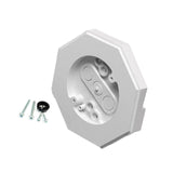 Maxbell Siding Mounting Block Set Light Fixture Mounting Bracket for Kitchen Outdoor White