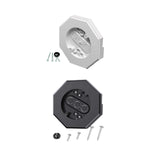 Maxbell Siding Mounting Block Set Light Fixture Mounting Bracket for Kitchen Outdoor White