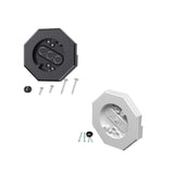 Maxbell Siding Mounting Block Set Light Fixture Mounting Bracket for Kitchen Outdoor White