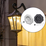 Maxbell Siding Mounting Block Set Light Fixture Mounting Bracket for Kitchen Outdoor White