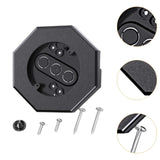 Maxbell Siding Mounting Block Set Light Fixture Mounting Bracket for Kitchen Outdoor Black