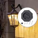 Maxbell Siding Mounting Block Set Light Fixture Mounting Bracket for Kitchen Outdoor Black