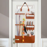 Maxbell Cat Teaser Toy Storage Bag Felt Wall Mount Organizer for Grooming Brush Wall