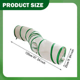 Maxbell Cat Tunnel Tube Exercise Cat Interactive Toy for Small Animals Bunny Bunny S Shaped Green