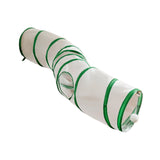 Maxbell Cat Tunnel Tube Exercise Cat Interactive Toy for Small Animals Bunny Bunny S Shaped Green
