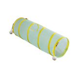 Maxbell Cat Tunnel Tube Exercise Cat Interactive Toy for Small Animals Bunny Bunny Straight Yellow