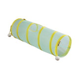 Maxbell Cat Tunnel Tube Exercise Cat Interactive Toy for Small Animals Bunny Bunny Straight Yellow
