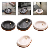 Maxbell Felt Material Cat Scratcher Bed Zero Shedding Versatile Breathable Play Zone Black Round