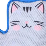 Maxbell Pet Hair Remover Glove Pet Groomimg Gloves for Long and Short Hair Bed Bunny Cat Pattern