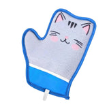 Maxbell Pet Hair Remover Glove Pet Groomimg Gloves for Long and Short Hair Bed Bunny Cat Pattern