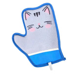 Maxbell Pet Hair Remover Glove Pet Groomimg Gloves for Long and Short Hair Bed Bunny Cat Pattern