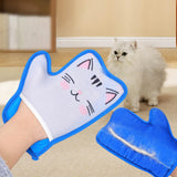 Maxbell Pet Hair Remover Glove Pet Groomimg Gloves for Long and Short Hair Bed Bunny Cat Pattern