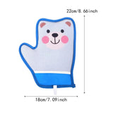 Maxbell Pet Hair Remover Glove Pet Groomimg Gloves for Long and Short Hair Bed Bunny Bear Pattern