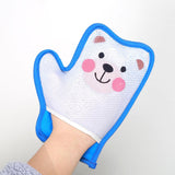 Maxbell Pet Hair Remover Glove Pet Groomimg Gloves for Long and Short Hair Bed Bunny Bear Pattern