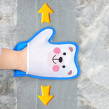 Maxbell Pet Hair Remover Glove Pet Groomimg Gloves for Long and Short Hair Bed Bunny Bear Pattern