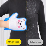 Maxbell Pet Hair Remover Glove Pet Groomimg Gloves for Long and Short Hair Bed Bunny Bear Pattern