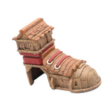 Maxbell Aquarium Decoration Unique for Rest Play Realistic Resin Shoe House Ornament