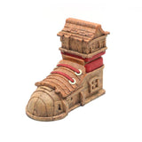 Maxbell Aquarium Decoration Unique for Rest Play Realistic Resin Shoe House Ornament
