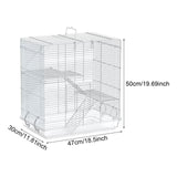 Maxbell Metal Bird Cage Play Cage Tabletop Parrot Cage for Ringneck Parrots Lovebird