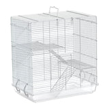 Maxbell Metal Bird Cage Play Cage Tabletop Parrot Cage for Ringneck Parrots Lovebird