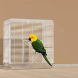 Maxbell Metal Bird Cage Play Cage Tabletop Parrot Cage for Ringneck Parrots Lovebird