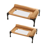 Maxbell Elevated Dog Bed Nonslip Raised Breathable Lounger for Balcony Patio Terrace Medium