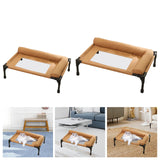 Maxbell Elevated Dog Bed Nonslip Raised Breathable Lounger for Balcony Patio Terrace Medium