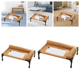 Maxbell Elevated Dog Bed Nonslip Raised Breathable Lounger for Balcony Patio Terrace Medium