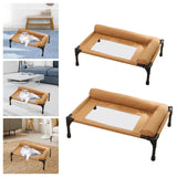 Maxbell Elevated Dog Bed Nonslip Raised Breathable Lounger for Balcony Patio Terrace Medium