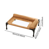 Maxbell Elevated Dog Bed Nonslip Raised Breathable Lounger for Balcony Patio Terrace Medium