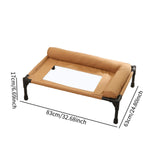 Maxbell Elevated Dog Bed Nonslip Raised Breathable Lounger for Balcony Patio Terrace Large