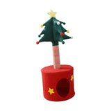 Maxbell Christmas Tree Cat Tower with Cozy Hideaway Multipurpose Sisal Cat Scratcher