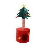 Maxbell Christmas Tree Cat Tower with Cozy Hideaway Multipurpose Sisal Cat Scratcher