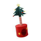 Maxbell Christmas Tree Cat Tower with Cozy Hideaway Multipurpose Sisal Cat Scratcher