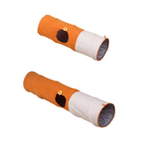 Maxbell Straight Cat Tunnel Lovely Foldable Kitten Tube for Playing Training Bunny Small