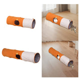 Maxbell Straight Cat Tunnel Lovely Foldable Kitten Tube for Playing Training Bunny Small