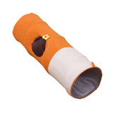 Maxbell Straight Cat Tunnel Lovely Foldable Kitten Tube for Playing Training Bunny Small