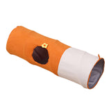 Maxbell Straight Cat Tunnel Lovely Foldable Kitten Tube for Playing Training Bunny Small