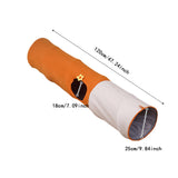 Maxbell Straight Cat Tunnel Lovely Foldable Kitten Tube for Playing Training Bunny Large