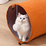 Maxbell Straight Cat Tunnel Lovely Foldable Kitten Tube for Playing Training Bunny Large
