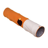Maxbell Straight Cat Tunnel Lovely Foldable Kitten Tube for Playing Training Bunny Large