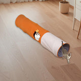 Maxbell Straight Cat Tunnel Lovely Foldable Kitten Tube for Playing Training Bunny Large