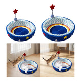 Maxbell Cat Scratcher Bed Hammock Funny Toy Scratching Board for Home Balcony Summer Small