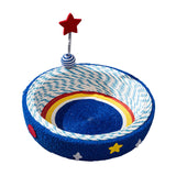 Maxbell Cat Scratcher Bed Hammock Funny Toy Scratching Board for Home Balcony Summer Small